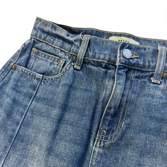 JBD JUST BLACK Mini Jean Skirt - Small - Patterned distressed Hem - Picture 3 of 8